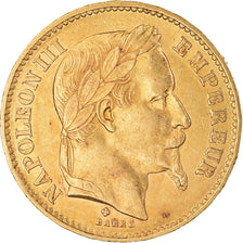 Münze, Frankreich, Napoléon III, 20 Francs, 1870, Strasbourg, SS+, Gold