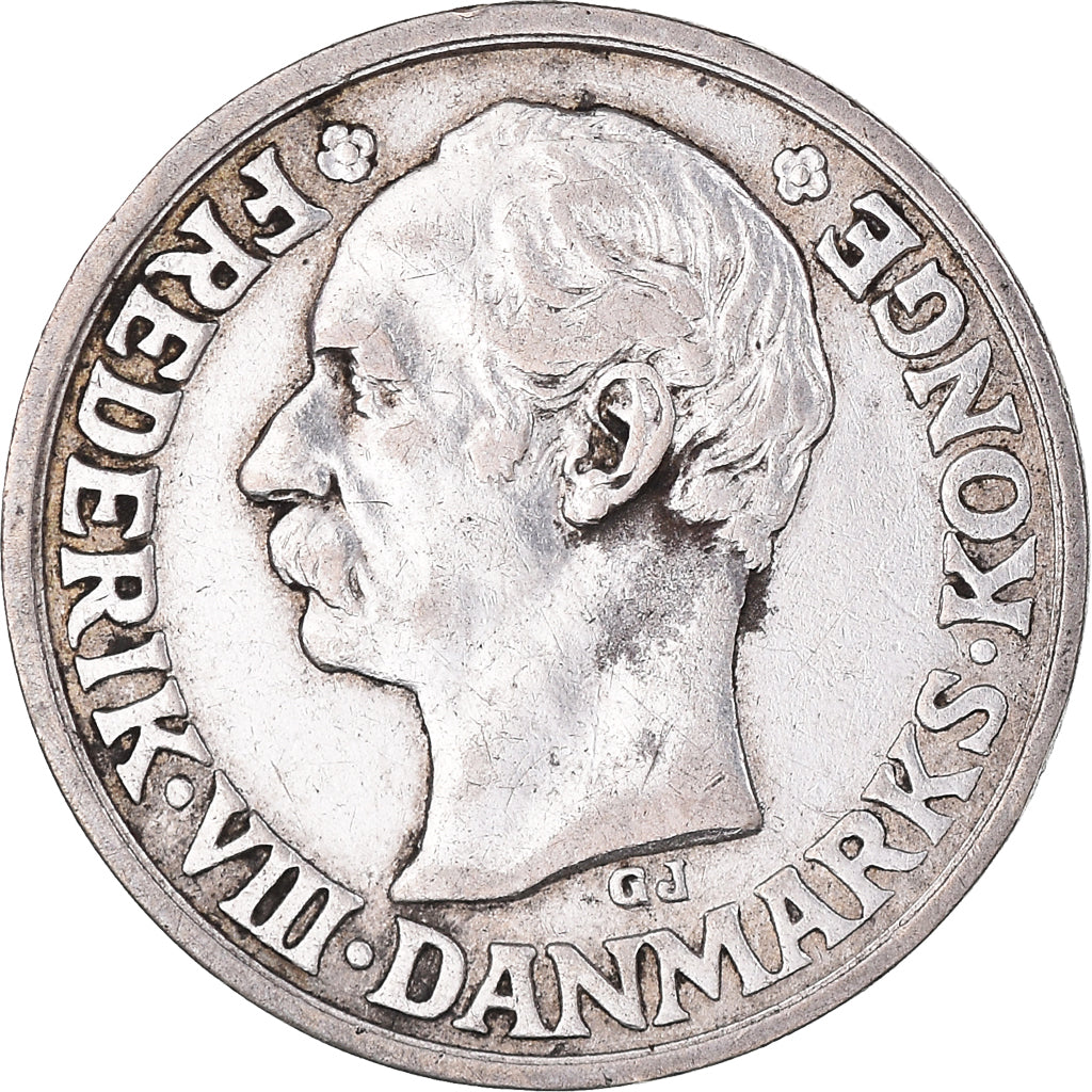 Coin, Denmark, Frederik VIII, 25 Öre, 1907, Copenhagen, EF(40-45), Silver