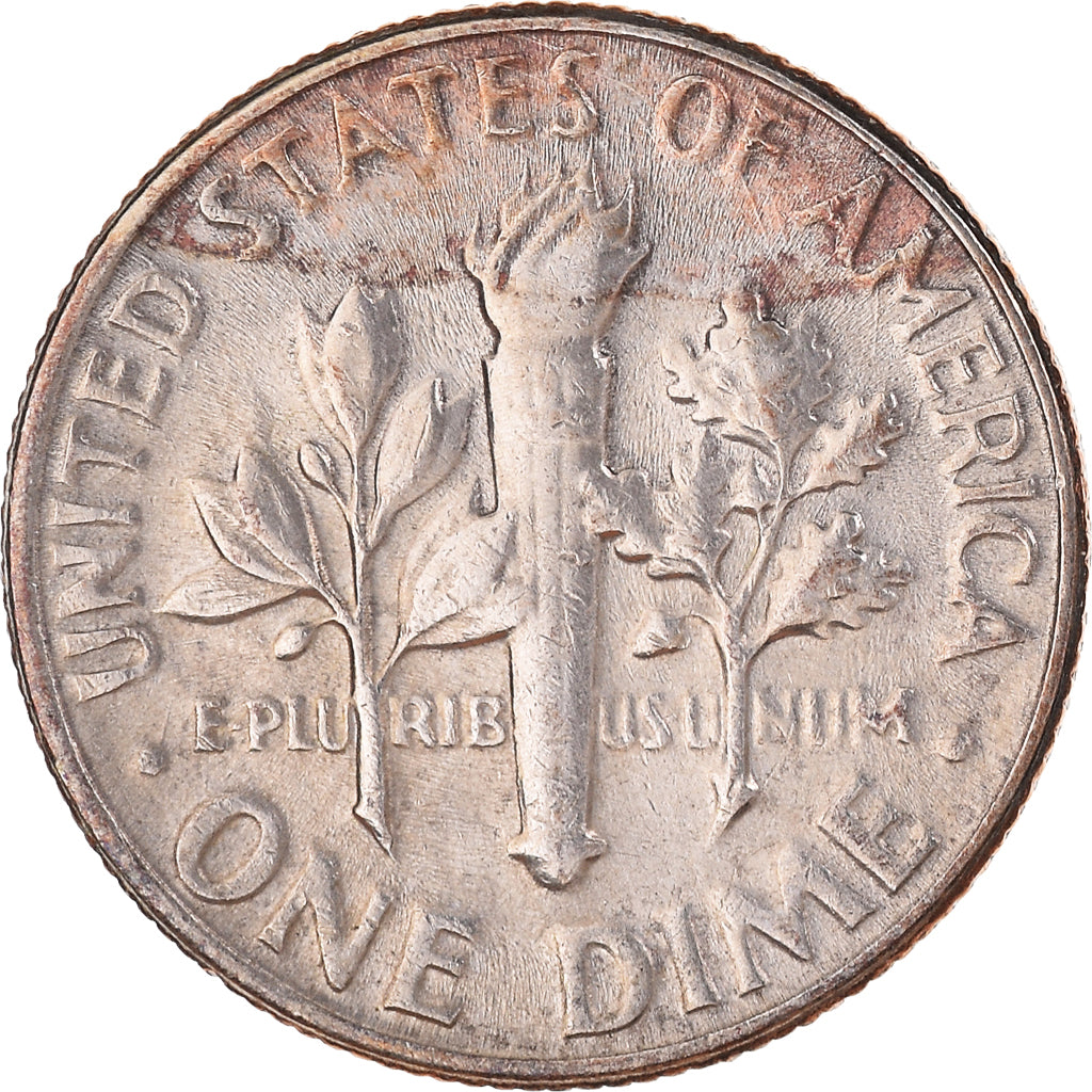 Moneda, Estados Unidos, Roosevelt, Dime, 1980, Denver, MBC, Cobre - níquel