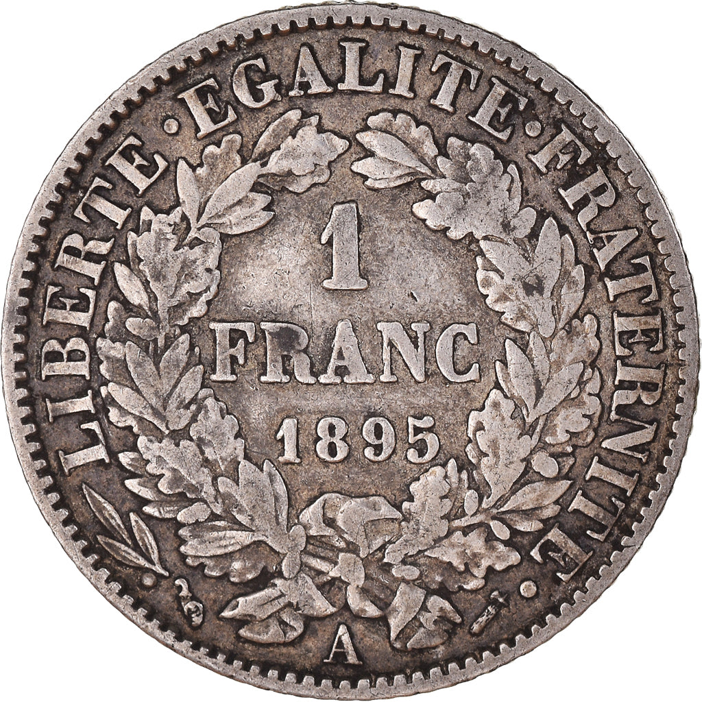 Monnaie, France, Cérès, Franc, 1895, Paris, TB+, Argent, Gadoury:465a