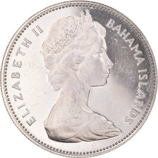 Coin, Bahamas, Elizabeth II, Dollar, 1970, Proof, AU(55-58), Silver, KM:8