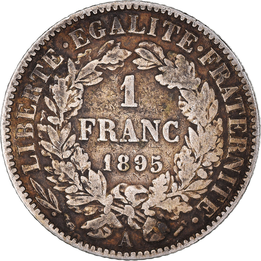 Monnaie, France, Cérès, Franc, 1895, Paris, TB+, Argent, Gadoury:465a