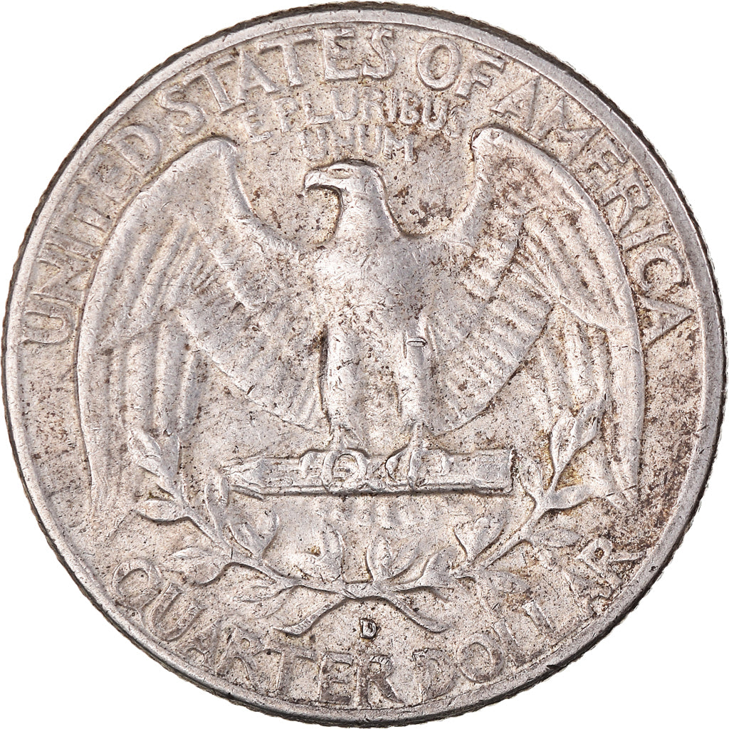 Coin, United States, Washington, Quarter, 1963, Denver, EF(40-45), Silver