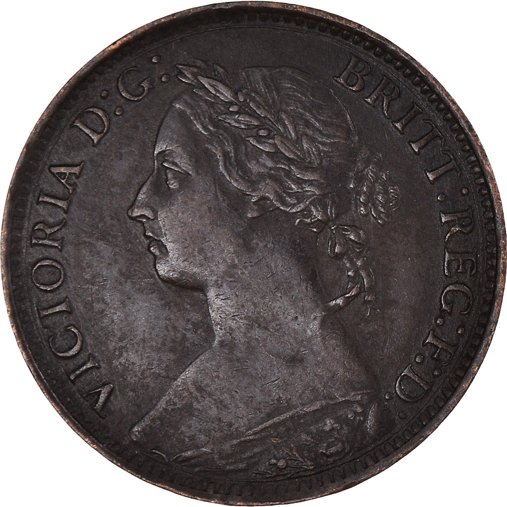 Coin, Great Britain, Victoria, Farthing, 1893, EF(40-45), Bronze, KM:753