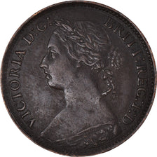 Coin, Great Britain, Victoria, Farthing, 1893, EF(40-45), Bronze, KM:753