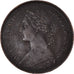 Coin, Great Britain, Victoria, Farthing, 1893, EF(40-45), Bronze, KM:753