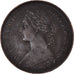 Moneta, Wielka Brytania, Victoria, Farthing, 1893, EF(40-45), Brązowy, KM:753