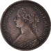 Moeda, Grã-Bretanha, Victoria, Farthing, 1867, EF(40-45), Bronze, KM:747.2
