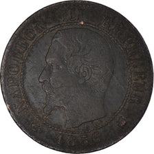Coin, France, Napoléon III, Centime, 1856, Bordeaux, VF(20-25), Bronze