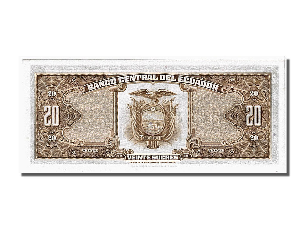 Banknote, Ecuador, 20 Sucres, 1983, 1983-04-20, UNC(65-70)