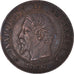 Coin, France, Napoléon III, 2 Centimes, 1856, Bordeaux, VF(30-35), Bronze