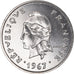 Coin, New Caledonia, 10 Francs, 1967, Paris, MS(63), Nickel, KM:5, Lecompte:86