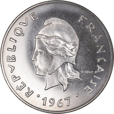 Coin, New Caledonia, 50 Francs, 1967, Paris, MS(63), Nickel, KM:7, Lecompte:120