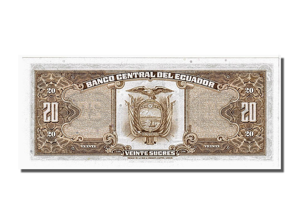 Banknote, Ecuador, 20 Sucres, 1983, 1983-04-20, UNC(65-70)