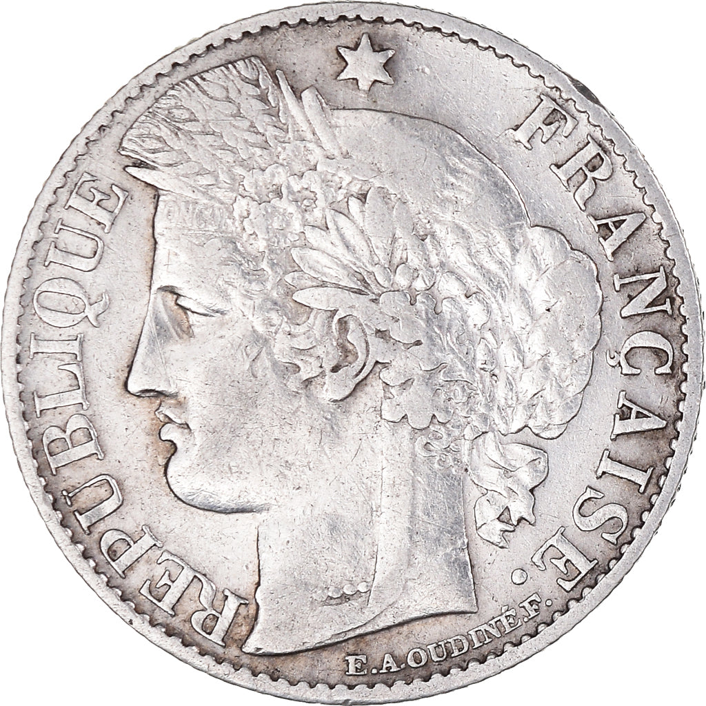Monnaie, France, Cérès, 50 Centimes, 1895, Paris, TTB, Argent, Gadoury:419a