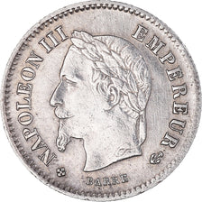 Monnaie, France, Napoléon III, 20 Centimes, 1867, Strasbourg, TTB+, Argent