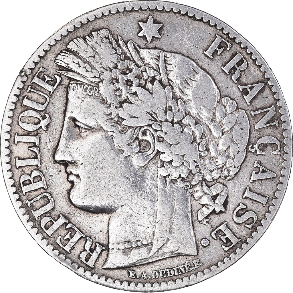 Coin, France, Cérès, 2 Francs, 1887, Paris, EF(40-45), Silver, KM:817.1