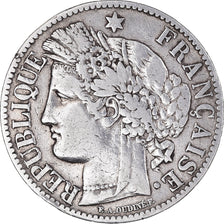 Coin, France, Cérès, 2 Francs, 1887, Paris, EF(40-45), Silver, KM:817.1