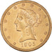Moneda, Estados Unidos, Coronet Head, 10 Dollars, 1905, San Francisco, MBC, Oro