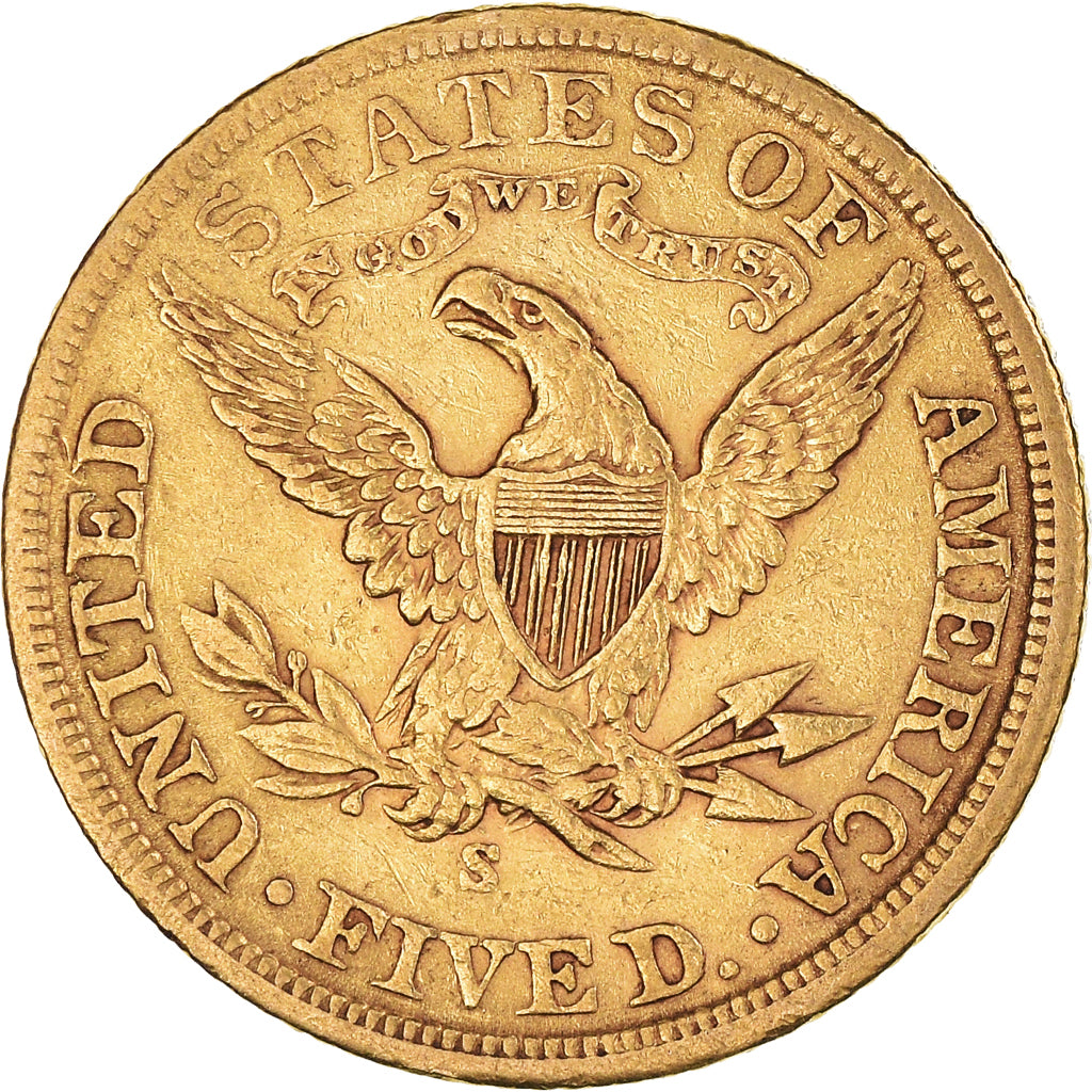 Coin, United States, Coronet Head, 5 Dollars, 1901, San Francisco, EF(40-45)