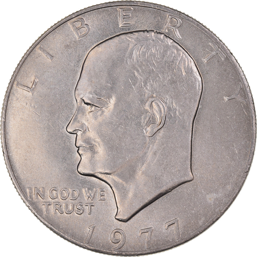 Coin, United States, Eisenhower, Dollar, 1977, Philadelphia, AU(55-58)