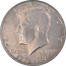 Coin, United States, Kennedy, Half Dollar, 1976, Denver, AU(50-53)