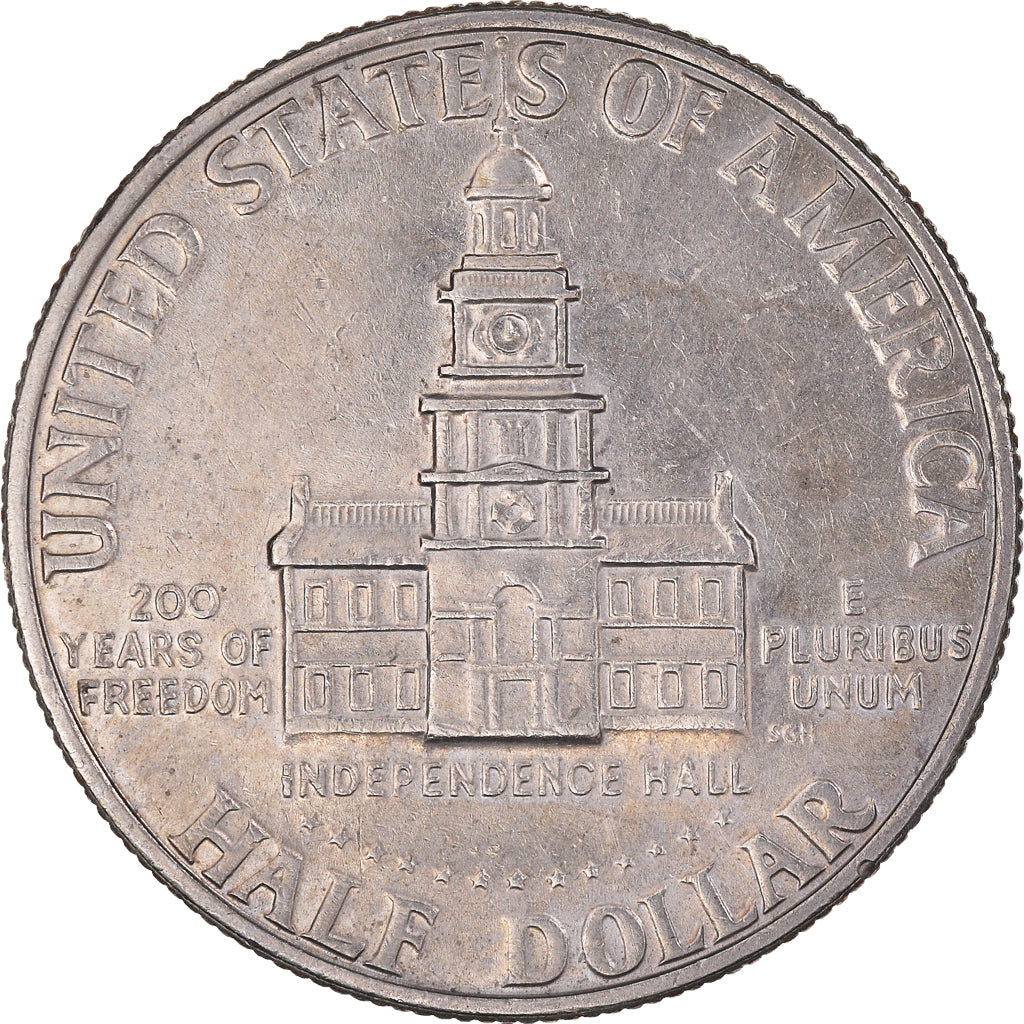 Coin, United States, Kennedy, Half Dollar, 1976, Denver, AU(50-53)