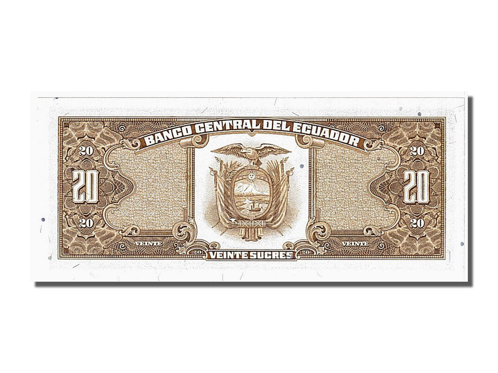 Banknote, Ecuador, 20 Sucres, 1988, 1988-11-22, UNC(65-70)