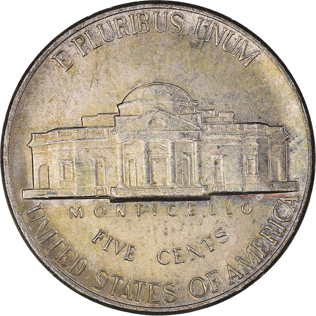 Coin, United States, Thomas Jefferson, 5 Cents, 1991, Denver, AU(50-53)