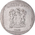 Monnaie, Afrique du Sud, 5 Rand, 1996, TTB, Nickel Plated Copper, KM:166