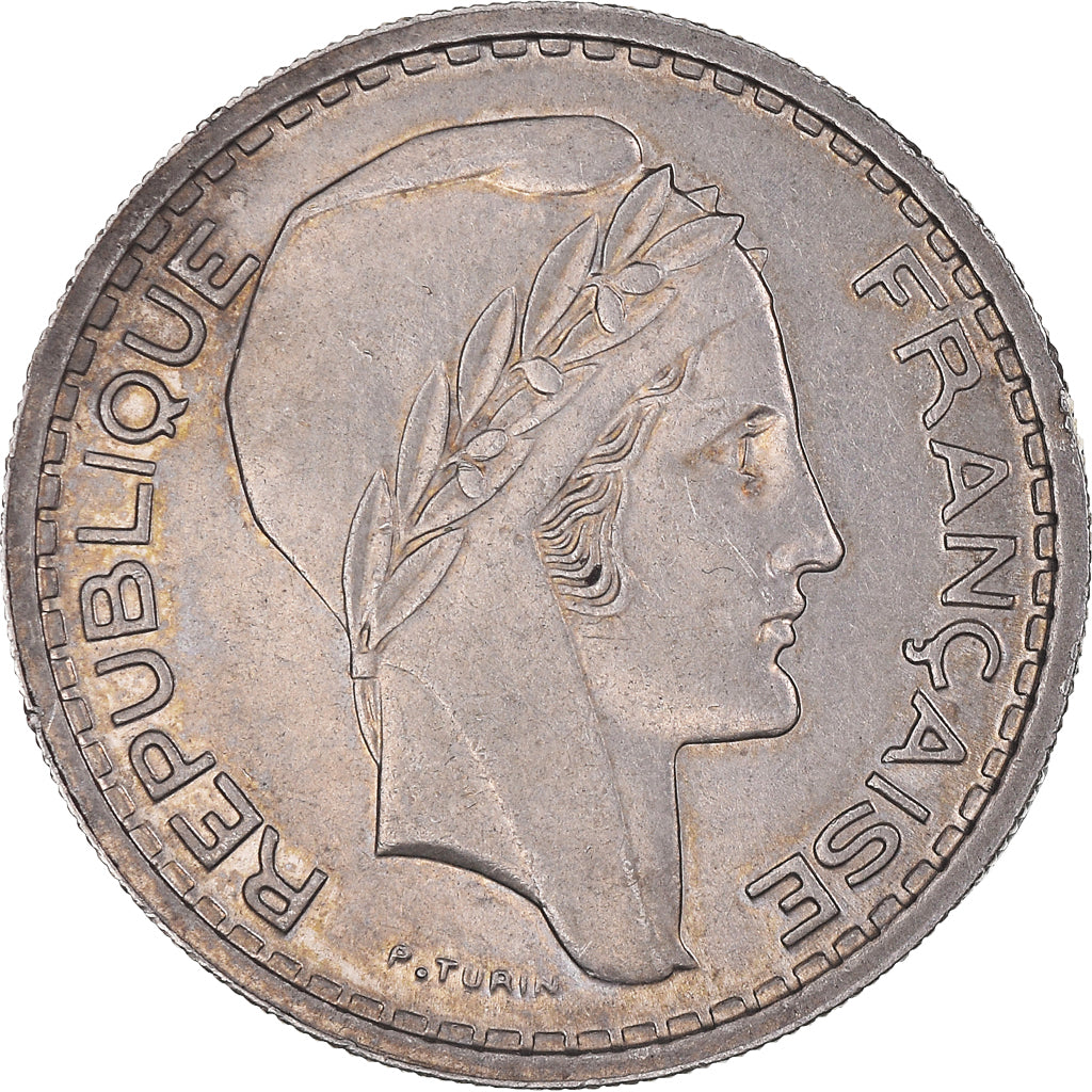 Münze, Frankreich, Turin, 10 Francs, 1949, Paris, SS+, Kupfer-Nickel, KM:909.1