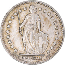 Coin, Switzerland, Franc, 1960, Bern, AU(50-53), Silver, KM:24