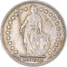 Coin, Switzerland, Franc, 1960, Bern, AU(50-53), Silver, KM:24
