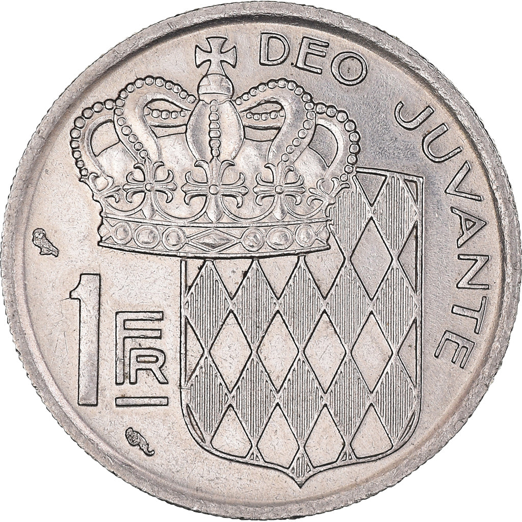 Moneta, Monaco, Rainier III, Franc, 1968, BB+, Nichel, KM:140, Gadoury:MC 150