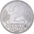Moneda, República Democrática Alemana, 2 Mark, 1957, Berlin, MBC, Aluminio