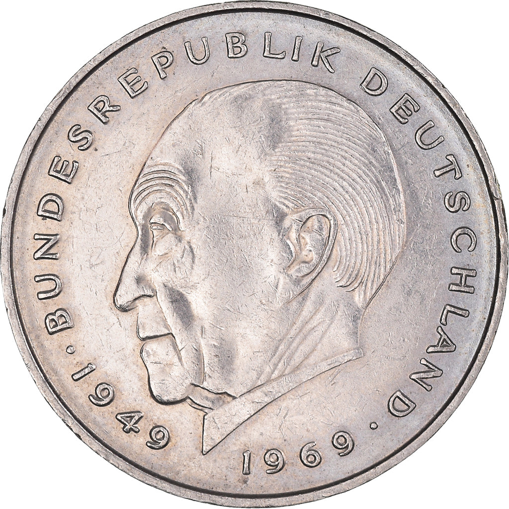 Coin, GERMANY - FEDERAL REPUBLIC, 2 Mark, 1981, Munich, AU(50-53), Copper-Nickel
