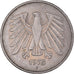 Moneta, GERMANIA - REPUBBLICA FEDERALE, 5 Mark, 1981, Stuttgart, BB, Nichel