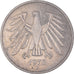 Coin, GERMANY - FEDERAL REPUBLIC, 5 Mark, 1978, Hamburg, EF(40-45)