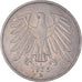 Moneta, GERMANIA - REPUBBLICA FEDERALE, 5 Mark, 1976, Munich, BB, Nichel