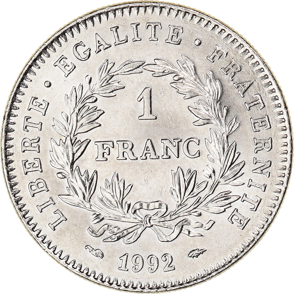Monnaie, France, République, Franc, 1992, Paris, SUP, Nickel, Gadoury:478