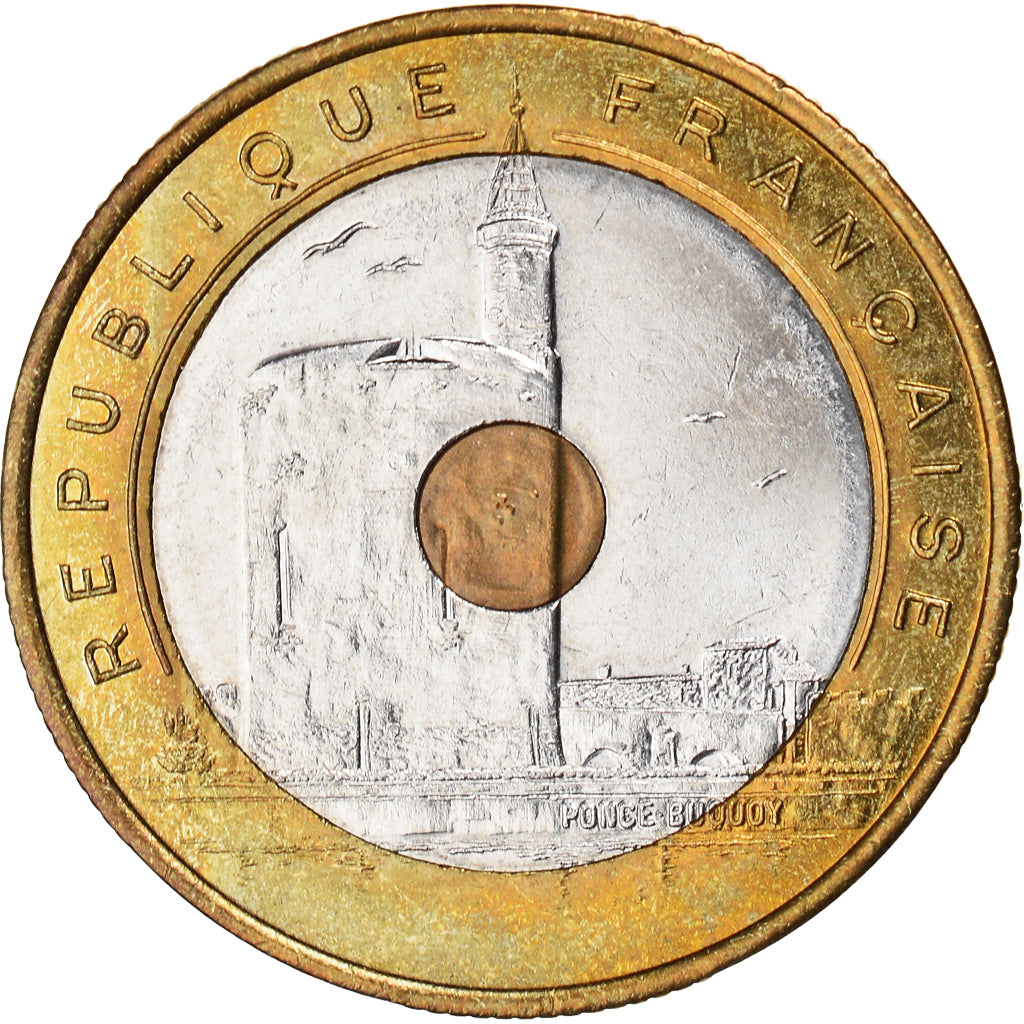 Moneta, Francja, Jeux Méditerranéens, 20 Francs, 1993, AU(55-58)