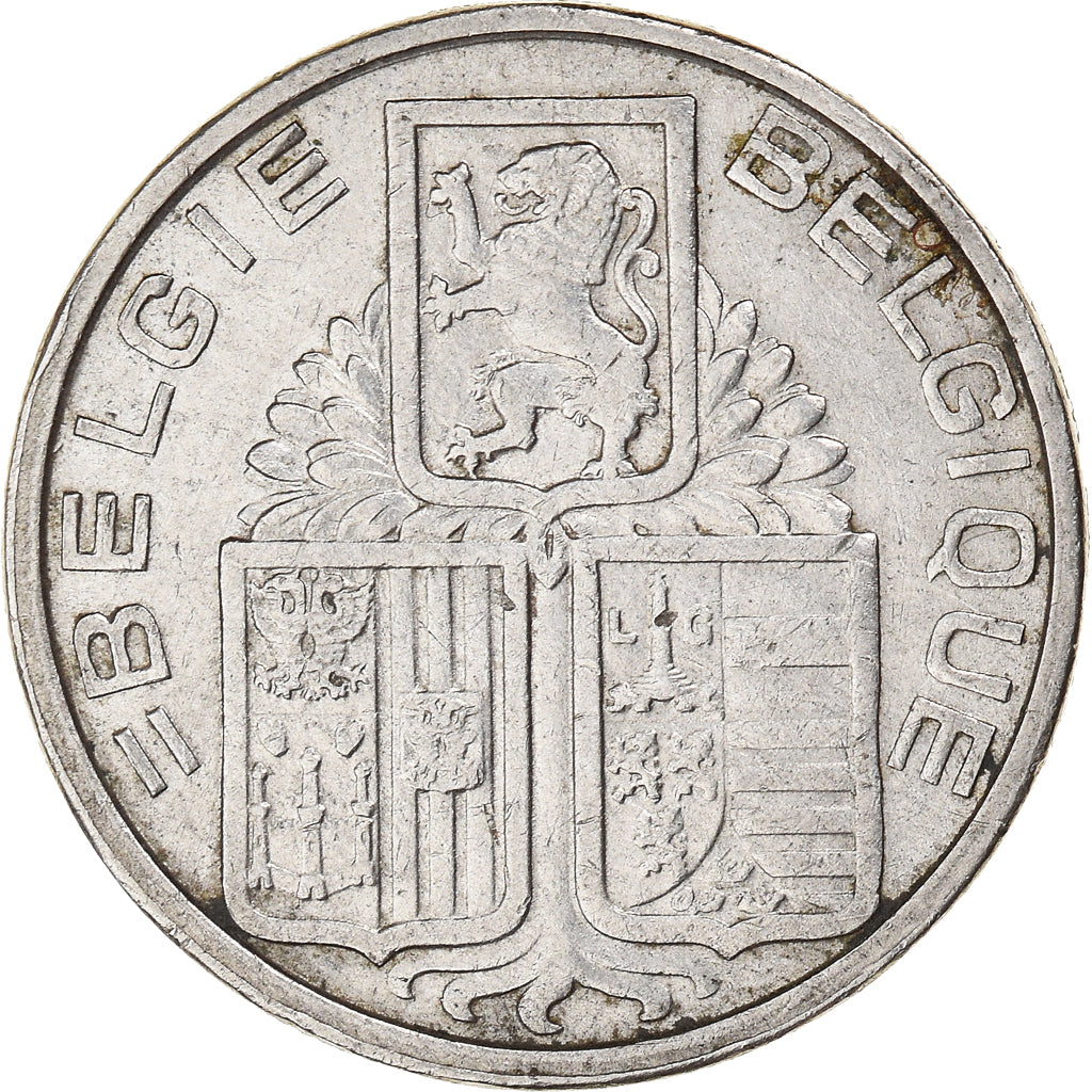 Coin, Belgium, Léopold III, 5 Francs, 5 Frank, 1939, EF(40-45), Nickel