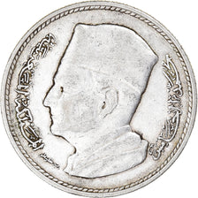 Moeda, Marrocos, Mohammed V, Dirham, AH 1380/1960, Paris, EF(40-45), Prata