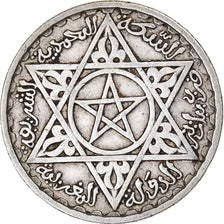 Coin, Morocco, Mohammed V, 100 Francs, AH 1372/1953, Paris, EF(40-45), Silver