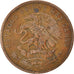 Moeda, México, 20 Centavos, 1956, Mexico City, EF(40-45), Bronze, KM:440