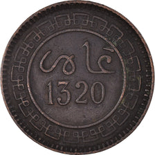 Monnaie, Maroc, 'Abd al-Aziz, 10 Mazunas, 1902/AH1320, Birmingham, TTB, Bronze