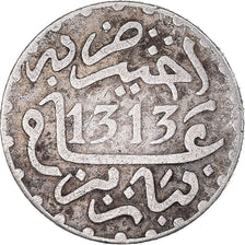 Coin, Morocco, Moulay al-Hasan I, Dirham, 1895/AH1313, Paris, VF(30-35), Silver