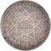 Coin, Morocco, Mohammed V, 5 Francs, AH 1352/1933, Paris, EF(40-45), Silver
