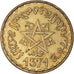 Coin, Morocco, Mohammed V, 10 Francs, 1371, Paris, AU(55-58), Aluminum-Bronze
