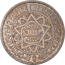 Coin, Morocco, Mohammed V, 10 Francs, AH 1366/1947, Paris, AU(55-58)